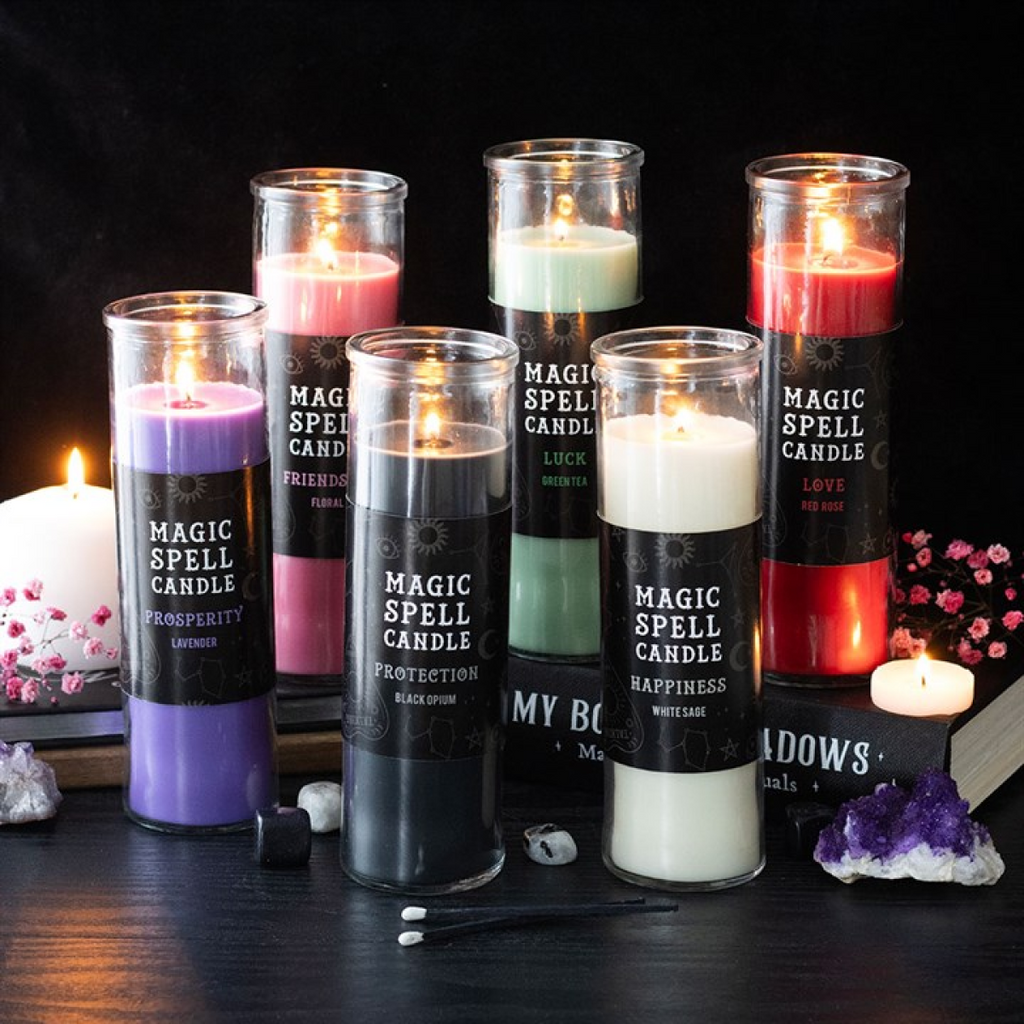 Prosperity Lavender Magic Spell Tube Candle