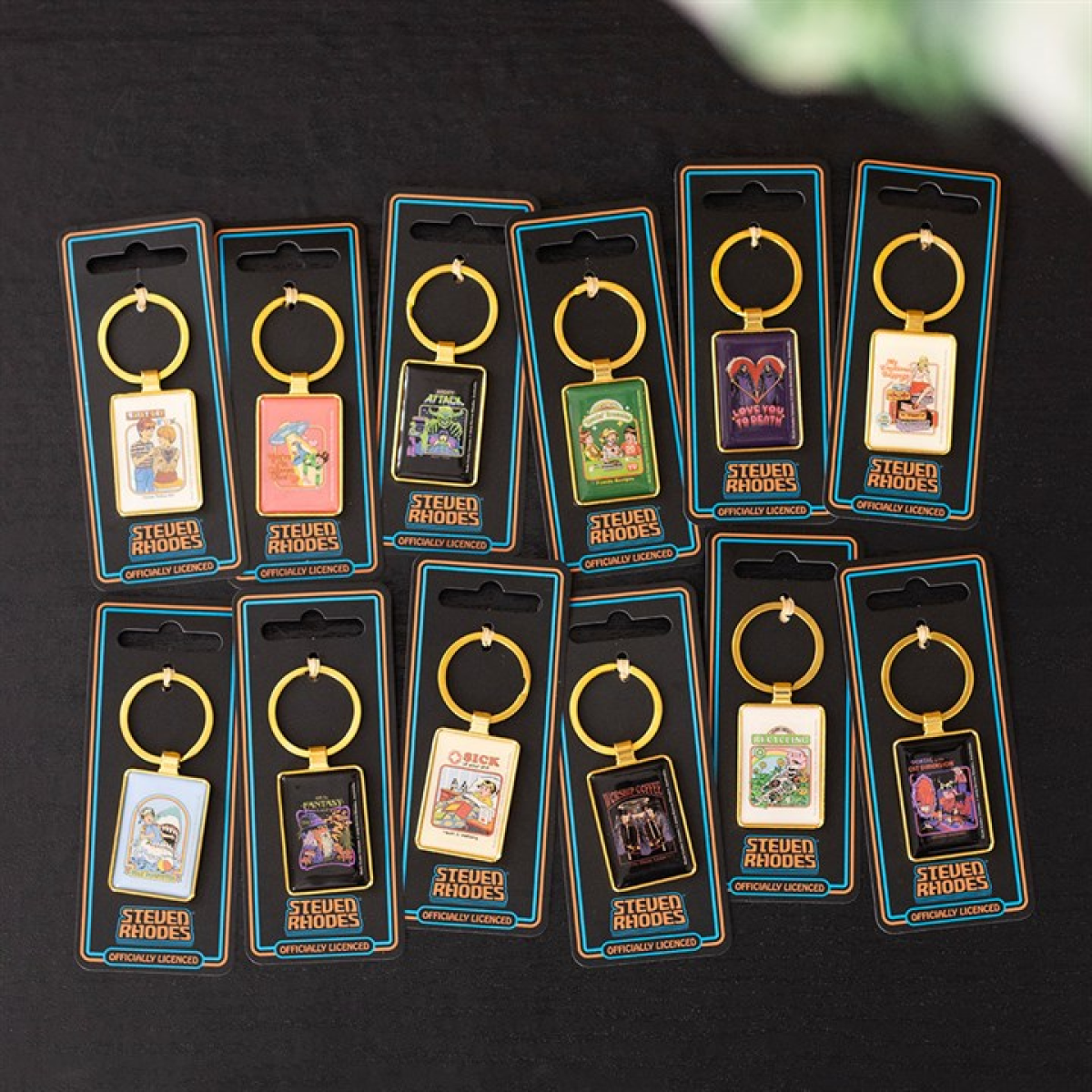 Sick of Your Shit Keyring by Steven Rhodes