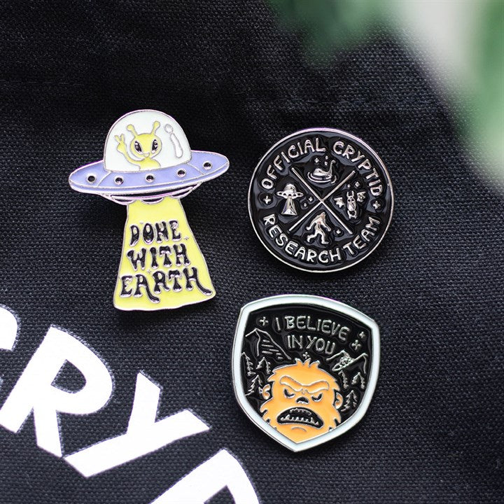 Bigfoot Enamel Pin Badge